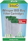 Tetra Whisper BioBag Medium Filter Cartridges for Aquariums 3 Count Ready to Use Fits Whisper Fish Tank Filters 510 Gal PF10 IQ 10