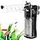 AQQA Aquarium Internal Filter Submersible Power Filter inTank with Adjustable Water Flow Ultra Silent Sponge Filter for Fish Tank Water Crystal Clear