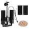 AQQA Aquarium Sponge Filter Power Driven Double Biochemical Water Filter Quiet Submersible Foam Filter with 2 Extra Sponges 1 Bag of Filtered Ceramic Balls for Fresh and Salt Water Fish Tank S