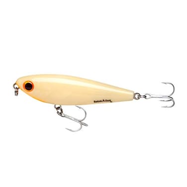 BOMBER Lures BadonkADonk High Pitch Saltwater Grade 4Inch BoneOrange Throat BSWDTH4349