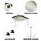 Dr.Fish DrFish 3 Pack Lipless Crankbait VIB Hard Bait Sinking Bass Lure Chrome Laser Painting 3D Eyes Rattle Balls Treble Hook Split Ring Tackle Box Freshwater Shad Perch Walleye Musky