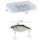 Dr.Fish DrFish 3 Pack Lipless Crankbait VIB Hard Bait Sinking Bass Lure Chrome Laser Painting 3D Eyes Rattle Balls Treble Hook Split Ring Tackle Box Freshwater Shad Perch Walleye Musky