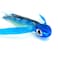 Evolution Lures Saltwater Big Game Fishing Lure for Offshore trolling FlyBoy 6 Blue Light Blue Glow Unrigged