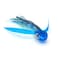 Evolution Lures Saltwater Big Game Fishing Lure for Offshore trolling FlyBoy 6 Blue Light Blue Glow Unrigged