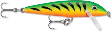 Rapala Count Down Minnow Lure Sinking Hard Bait Trout Bass Walleye Fishing Lure Controlled Depth 312 Firetiger