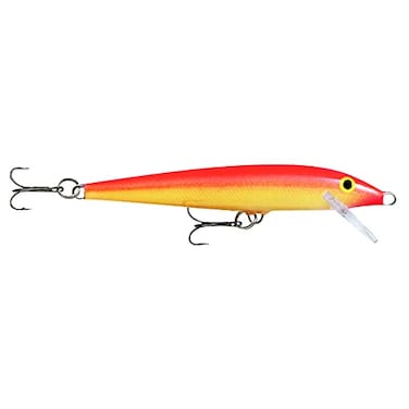 Rapala Original Floater 09 Fishing lure 35Inch Gold Fluorescent Red