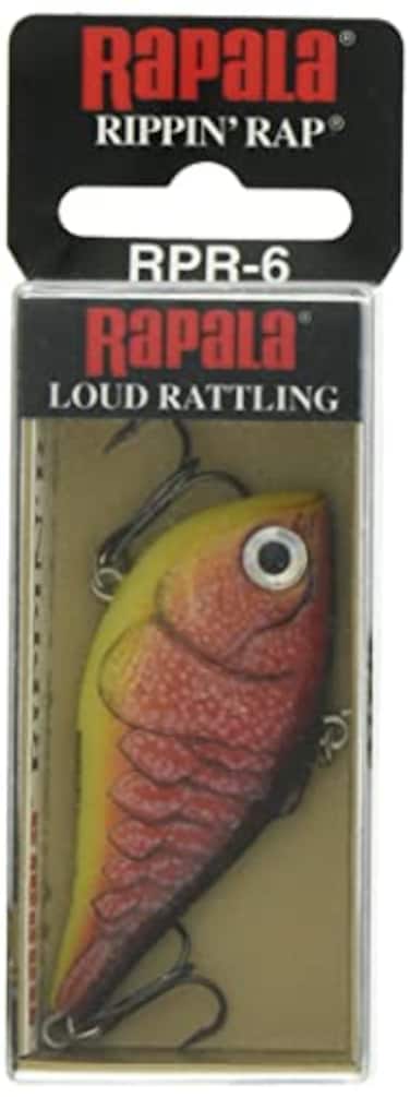 Rapala RPR06RFCW Rippin Rap 06 Redfire Crawdad Lure