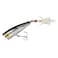 Rebel Lures PopR Topwater Popper Fishing Lure SilverBlack PopR 14 oz One Size