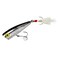 Rebel Lures PopR Topwater Popper Fishing Lure SilverBlack PopR 14 oz One Size