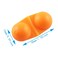 WHYHKJ 20pcs Fishing Double Rattle Portable Plastic Attractor Bell Bead Luring Tool Accessories Orange