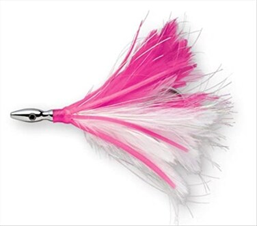 Williamson Flash Feather Rigged 03 Pink White Size 3