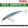 Duel YoZuri F1165M176 Pins Minnow Sinking Lure Green Gold 70mm 234
