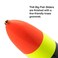 Thill Big Fish Slider Float 6 in orangeyellow