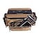 Plano Guide Series 3600 Tackle Bag Medium Beige 1680 Denier Fabric with Waterproof Base Includes 5 Stowaway Utility Boxes Premium Fishing Storage for Baits Lures