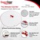 BasicGear Cast Net Zinc Iron 6ft Radius 38 inch Mesh for Freshwater and Saltwater Bait Fish Professional Grade and Upgraded Material Throw Style