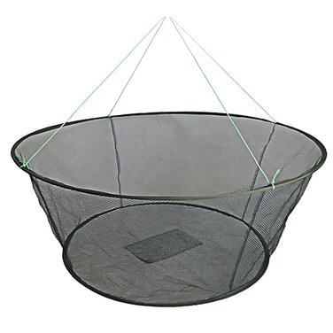 EASY BIG Foldable Fish Catching Net Hand Cast Cage for Shrimp and Crab