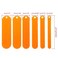 PZRT 6pcs Netting Shuttles Kit 6 Size Tackle Plastic Net Making Repair Tools Fishing Accessories and Supplies