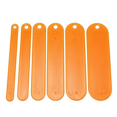 PZRT 6pcs Netting Shuttles Kit 6 Size Tackle Plastic Net Making Repair Tools Fishing Accessories and Supplies