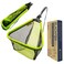 Black Paw Floating Fishing Net Foldable Fish Landing Net Rubber Coated with Neoprene Foam NonSlip EVA Handle Light Green Fixed Pole