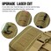 VIIDOO 1000D Laser Cut Ifak Pouch Upgrade Tactical Molle Rip Away EMT First Aid Ifak Pouches Medical Empty Bag for Duty Belt Backpack Vest