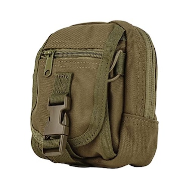CAT Outdoors Tactical Belt Pouch for Men EDC MOLLE Tactical Pouch Bag for Admin Gadget Utility Cell Phone Small Tactical Pouch BeltVest Attachment Pouch OD Green