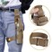 MiOYOOW Drop Leg Water Bottle Holster Pepper Spray Holder Adjustable Thigh Pepper Spray Pouch Open Top Thigh Pouch for LeftRight Leg