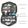 EXCELLENT ELITE SPANKER Tactical Molle Admin Pouch Utility Organizer EDC Medical Bag Utility EDC Tool Pouch with Shoulder Strap Attachment Pouches Waist Bag Ranger Green