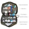 EXCELLENT ELITE SPANKER Tactical Molle Admin Pouch Utility Organizer EDC Medical Bag Utility EDC Tool Pouch with Shoulder Strap Attachment Pouches Waist Bag Ranger Green