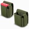 FRTKK 2 Pack Tactical Cigarette Pouches Molle EDC Compact Pouch Small Utility Pouch Accessories Battery Cigarette Case Card Holder Lighter Slot Mini Cigar Belt Waist Pack Army Green 2