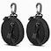 FRTKK 2 Pack Tactical Compact EDC Pouches Military Molle Utility Pouch Organizer Pouch Coin Purse Keychain Pocket Credit Card Holder Waist Pack Black