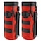 FRTKK Tactical MOLLE Water Bottle Pouch with Drawstring Open Top Mesh Bottom Military Water Bottle Holder Bag Sports Travel Hydration Carrier Red2 Pack