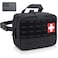 LIVANS Tactical Molle Medical Pouch of Upgraded Size First Aid Pouch Large Capacity IFAK Molle EMT Detachable Quick Release Pouch with Headrest Mount Include Flag and Cross Patch