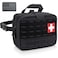 LIVANS Tactical Molle Medical Pouch of Upgraded Size First Aid Pouch Large Capacity IFAK Molle EMT Detachable Quick Release Pouch with Headrest Mount Include Flag and Cross Patch