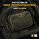 M-Tac MTac Tactical Bag Insert Modular Organizer Utility Admin Pouch Hook Fasteners Mesh Pocket Ranger Green