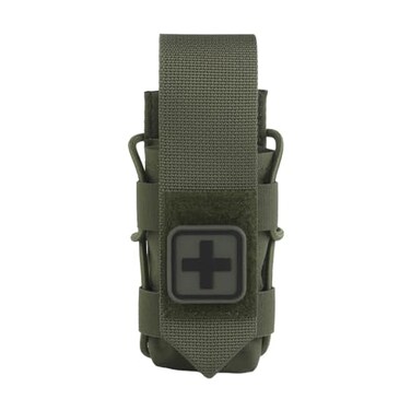 Shanyingquan Tourniquet Kit PouchMicro Compact MED MOLLE Pouch Trauma Kit Pack Rapid Deployment TQ Holder First Aid Bag 123x53cm