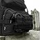 Mengqianxunm Small Tactical Molle Pouch Belt Pouch Mini Tactical Admin Pouch Nylon EDC Utility Pouches Bag for Outdoor Camping Multiple CompartmentsBlack
