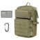 GAZJYUSP Tactical Molle Utility Pouch Compact EDC Tool Pouch Bag Tactical Phone Pouches Medical EDC IFAK Pack Mini Waist Pouches with Two Carabiners Green