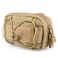 TRIWONDER Molle Pouches Tactical Compact WaterResistant EDC Utility Pouch Waist Bags with Bungee Straps EDC Horizontal MOLLE Pouch for Tool Treat Med Tan