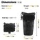 TRIWONDER Molle Tactical Water Bottle Pouch Military Folding Sport Kettle Carrier Mesh Bottle Holder Storage Bag Black