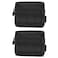 TRIWONDER Tactical MOLLE Horizontal Admin Pouch Utility EDC Tool Bag Military Carry Accessory Belt Hanging Waist Bag Black 2 Pack