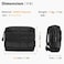 TRIWONDER Tactical MOLLE Horizontal Admin Pouch Utility EDC Tool Bag Military Carry Accessory Belt Hanging Waist Bag Black 2 Pack