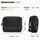 TRIWONDER Tactical MOLLE Horizontal Admin Pouch Utility EDC Tool Bag Military Carry Accessory Belt Hanging Waist Bag Black 2 Pack