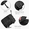 TRIWONDER Tactical MOLLE Horizontal Admin Pouch Utility EDC Tool Bag Military Carry Accessory Belt Hanging Waist Bag Black 2 Pack