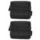 TRIWONDER Tactical MOLLE Horizontal Admin Pouch Utility EDC Tool Bag Military Carry Accessory Belt Hanging Waist Bag Black 2 Pack