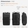 TRIWONDER Tactical Molle Pouch Cell Phone Holster Bag EDCEMT Gear Tool Gadget Belt Outdoor Waist Bag Pocket Organizer Black