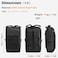TRIWONDER Tactical Molle Pouch Cell Phone Holster Bag EDCEMT Gear Tool Gadget Belt Outdoor Waist Bag Pocket Organizer Black
