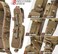 WYNEX Molle Accessories Pouch of Double Zipper Pocket Version Backpack Strap Pouch Shoulder Strap Molle Attachment Tactical Accessories Bag Shoulder Starps Zipper Pocket Additional Phone Holder