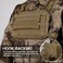 WYNEX Tactical Tool Zipper Pouch Bag Insert EDC Organizer Utility Admin Storage Pocket Accessories Snack Pouch with Hook Backing for MK3 MK4 Chest Rig