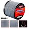 BAIKALBASS Braided Fishing Line 4 Strands Strong Multifilament PE Braid Wire for Saltwater 328Yard300M 20LB Gray