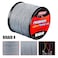 BAIKALBASS Braided Fishing Line 4 Strands Strong Multifilament PE Braid Wire for Saltwater 328Yard300M 6LB Gray